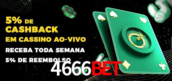 Promoções do cassino ao Vivo 4666bet